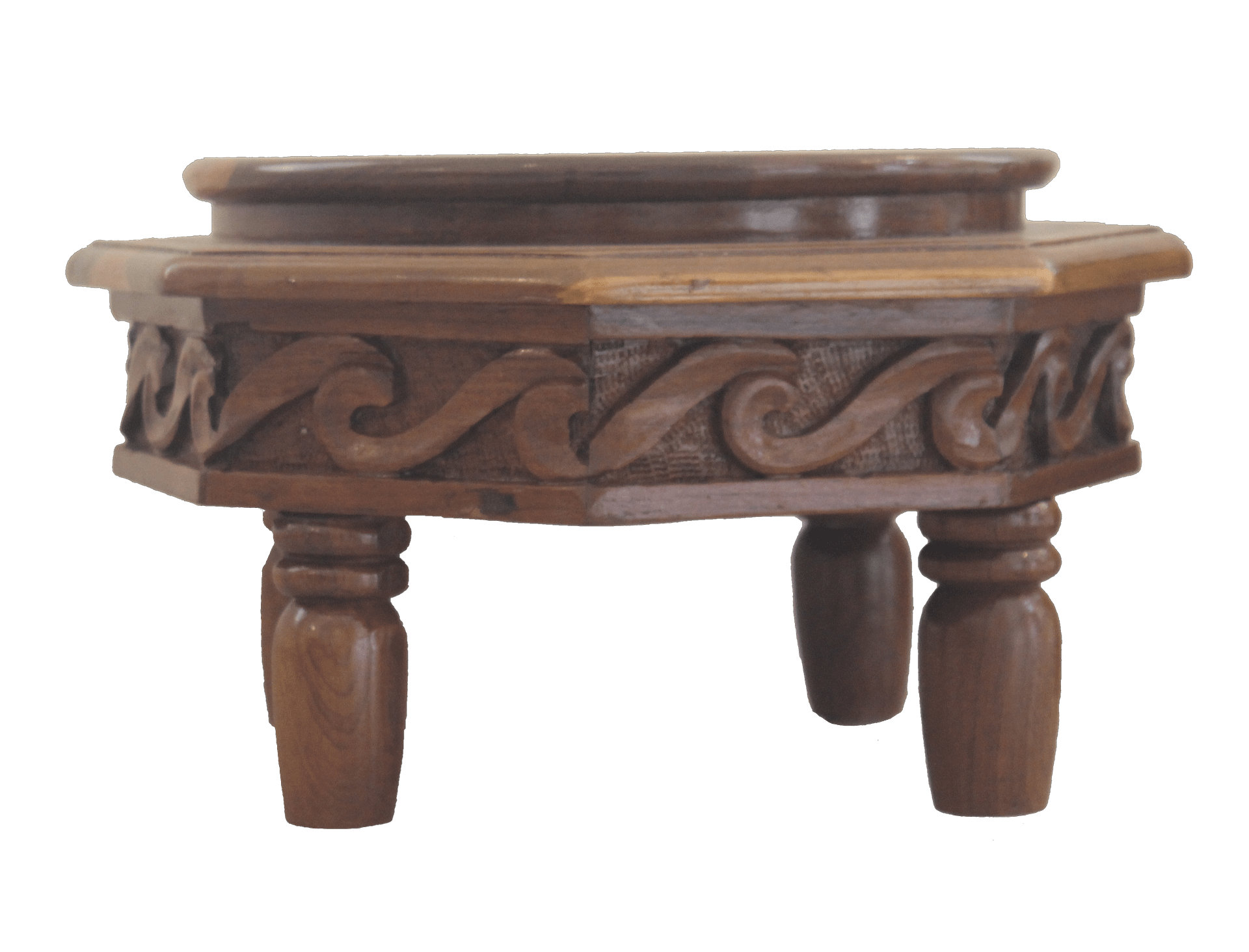 Wooden Ottoman Stool